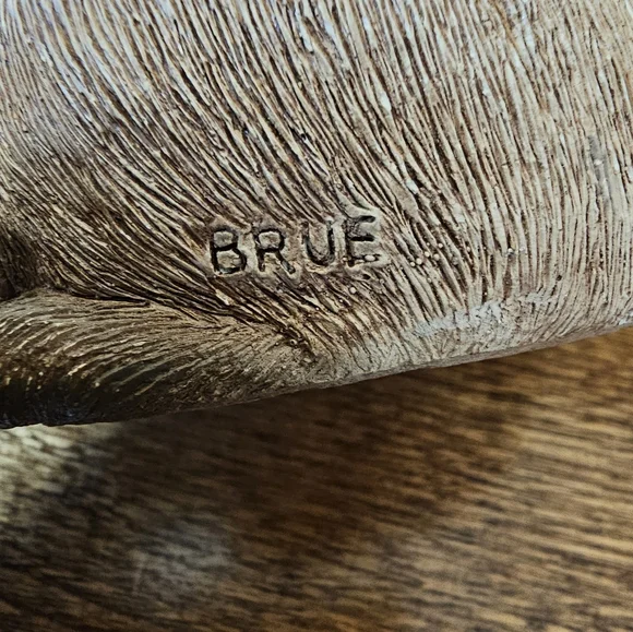 VINTAGE Sandra Brue 1981 Hand Painted/Cast Siamese Cat Figurine - Picture 6 of 9